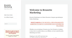 Desktop Screenshot of brunettemarketing.com